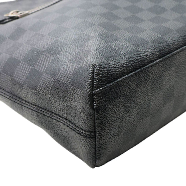 LOUIS VUITTON Mick Damier Graphite Shoulder Bag Black