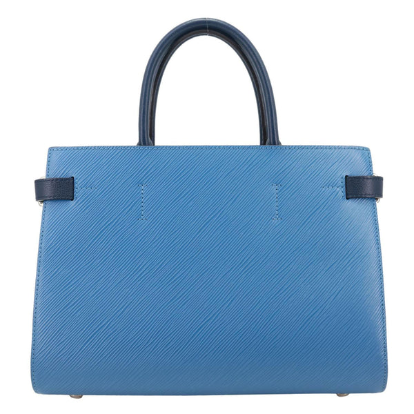 LOUIS VUITTON Twist Epi Leather Tote Bag Blue