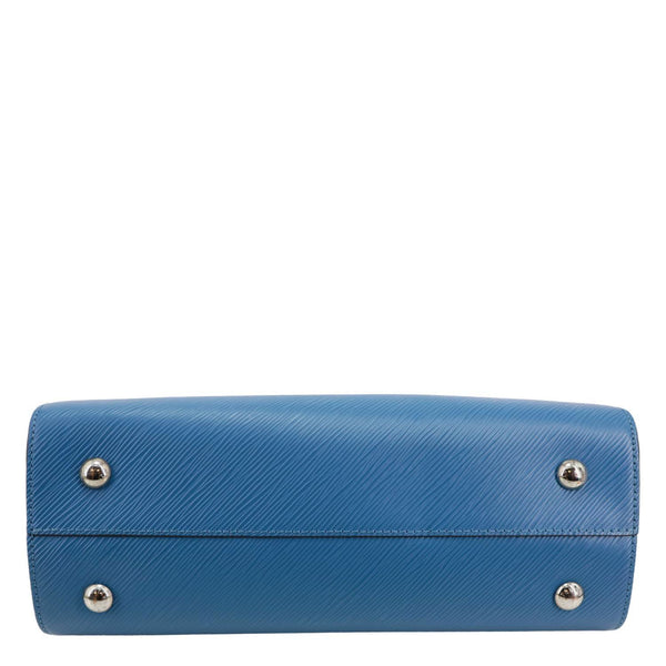 LOUIS VUITTON Twist Epi Leather Tote Bag Blue