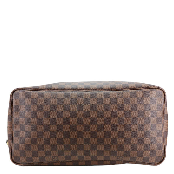 LOUIS VUITTON Neverfull GM Damier Ebene Tote Bag Brown
