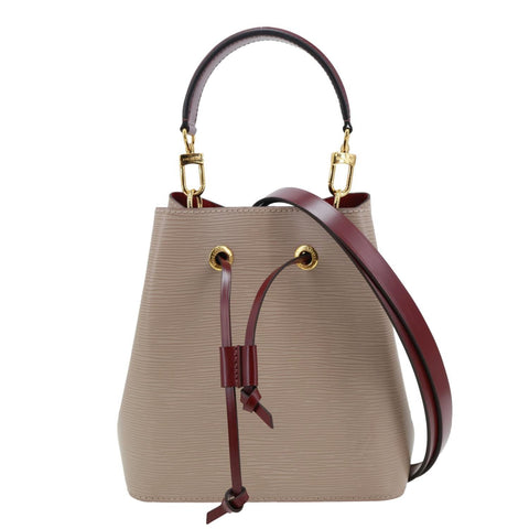 LOUIS VUITTON NeoNoe BB Epi Leather Bucket Bag Beige