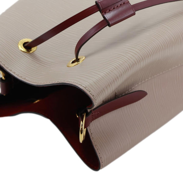 LOUIS VUITTON NeoNoe BB Epi Leather Bucket Bag Beige
