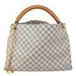LOUIS VUITTON Artsy MM Damier Azur Hobo Bag White
