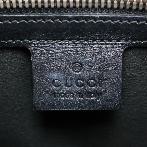 GUCCI Caleido Bee GG Supreme Web Canvas Clutch Crossbody Bag Black 450358