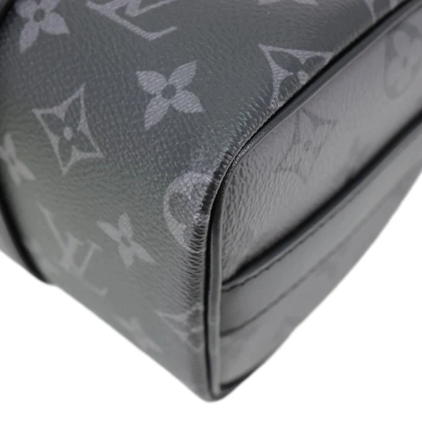 LOUIS VUITTON Keepall 25 Bandouliere Monogram Eclipse Reverse Canvas Crossbody Bag Black