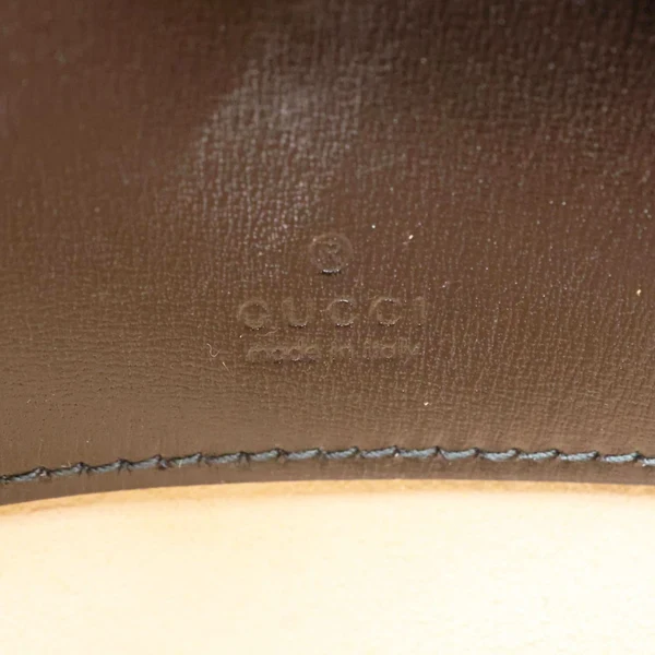 GUCCI Jackie Mini 1961 Leather Shoulder Bag Black 637091