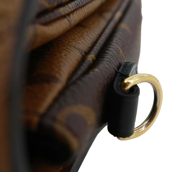 LOUIS VUITTON Metis Pochette Reverse Monogram Canvas Crossbody Bag Brown