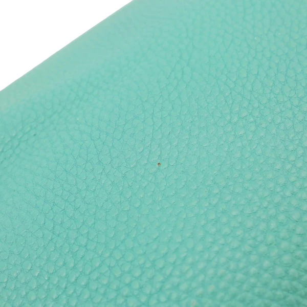 PRADA Vitello Daino Side Zip Leather Shopping Tote Bag Turquoise
