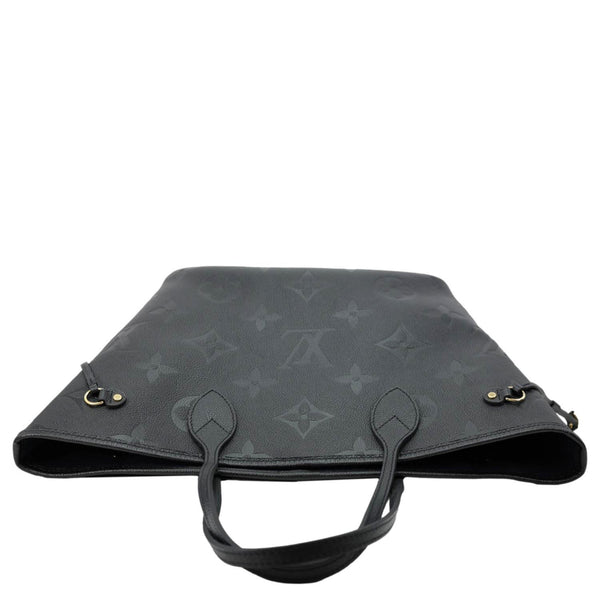 LOUIS VUITTON Neverfull MM Monogram Empreinte Tote Bag Black