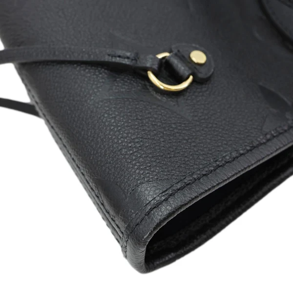 LOUIS VUITTON Neverfull MM Monogram Empreinte Tote Bag Black