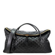 YVES SAINT LAURENT Giant Calfskin Quilted Leather Travel Bag Black