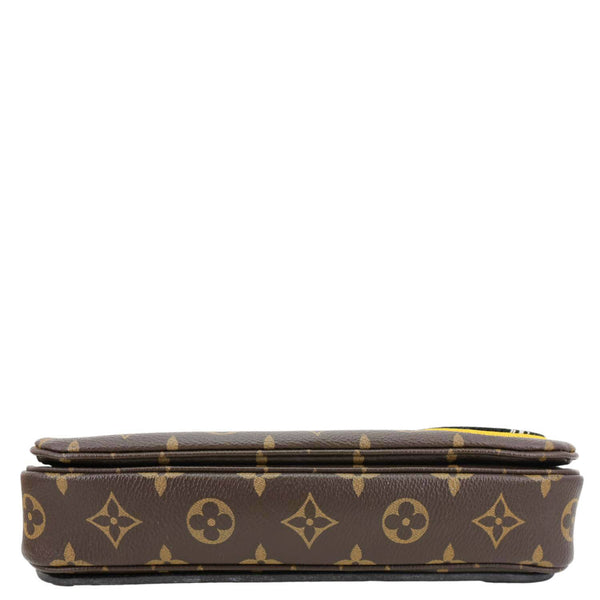 LOUIS VUITTON Metis Pochette Patches Monogram Canvas Crossbody Bag Brown