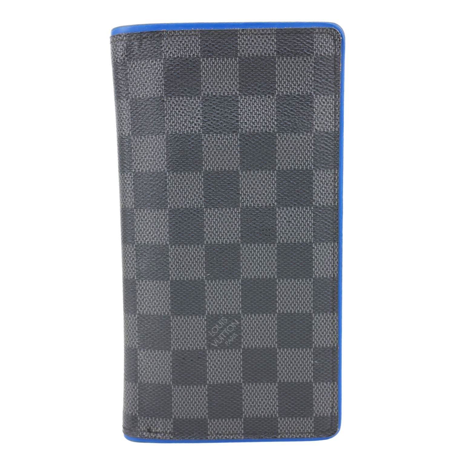 LOUIS VUITTON Brazza Damier Graphite Bifold Wallet Black
