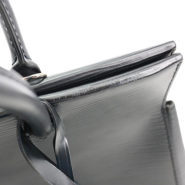 LOUIS VUITTON Marly MM Epi Leather Shoulder Bag Black