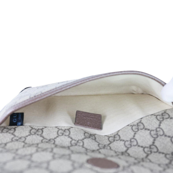 GUCCI Neo Vintage GG Supreme Canvas Waist Bag Beige 493930