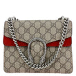GUCCI Dionysus Mini GG Supreme Canvas Crossbody Bag Beige 421970