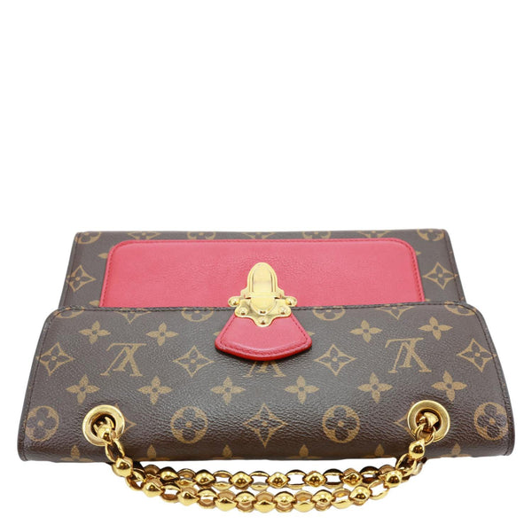 LOUIS VUITTON Victoire Monogram Canvas Shoulder Crossbody Bag Cherry