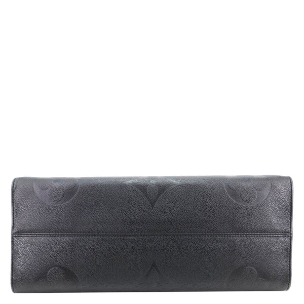 LOUIS VUITTON Onthego GM Giant Monogram Empreinte Shoulder Bag Black