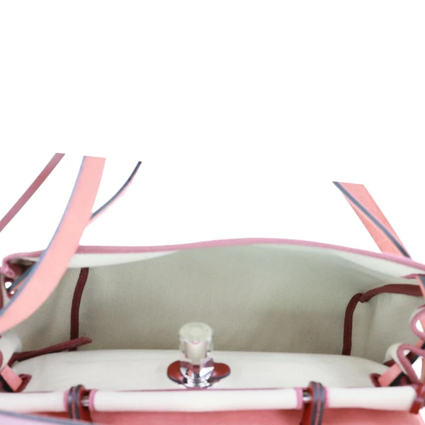 HERMES Herbag Zip Retourne 31 Toile Canvas Shoulder Bag White