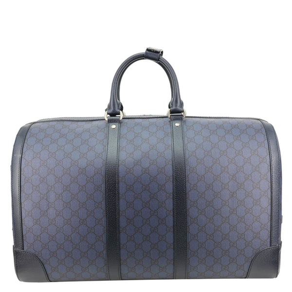 GUCCI GG Supreme Canvas Duffle Bag Navy Blue 724612