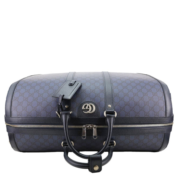 GUCCI GG Supreme Canvas Duffle Bag Navy Blue 724612