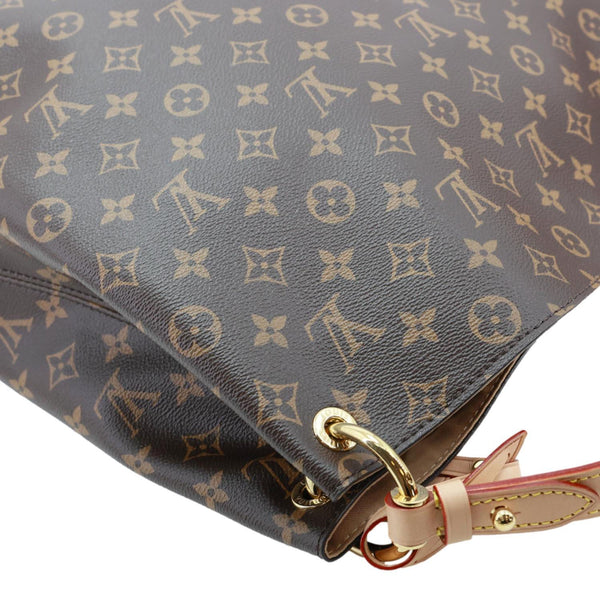 LOUIS VUITTON Graceful MM Monogram Canvas Shoulder Bag Brown