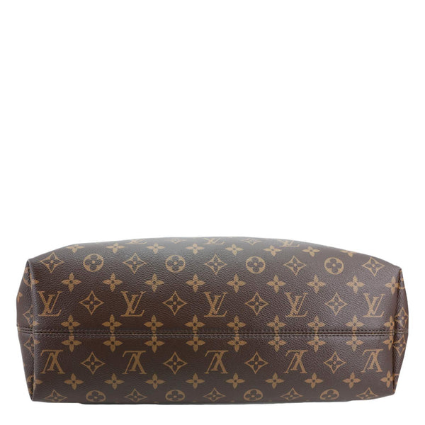 LOUIS VUITTON Graceful MM Monogram Canvas Shoulder Bag Brown