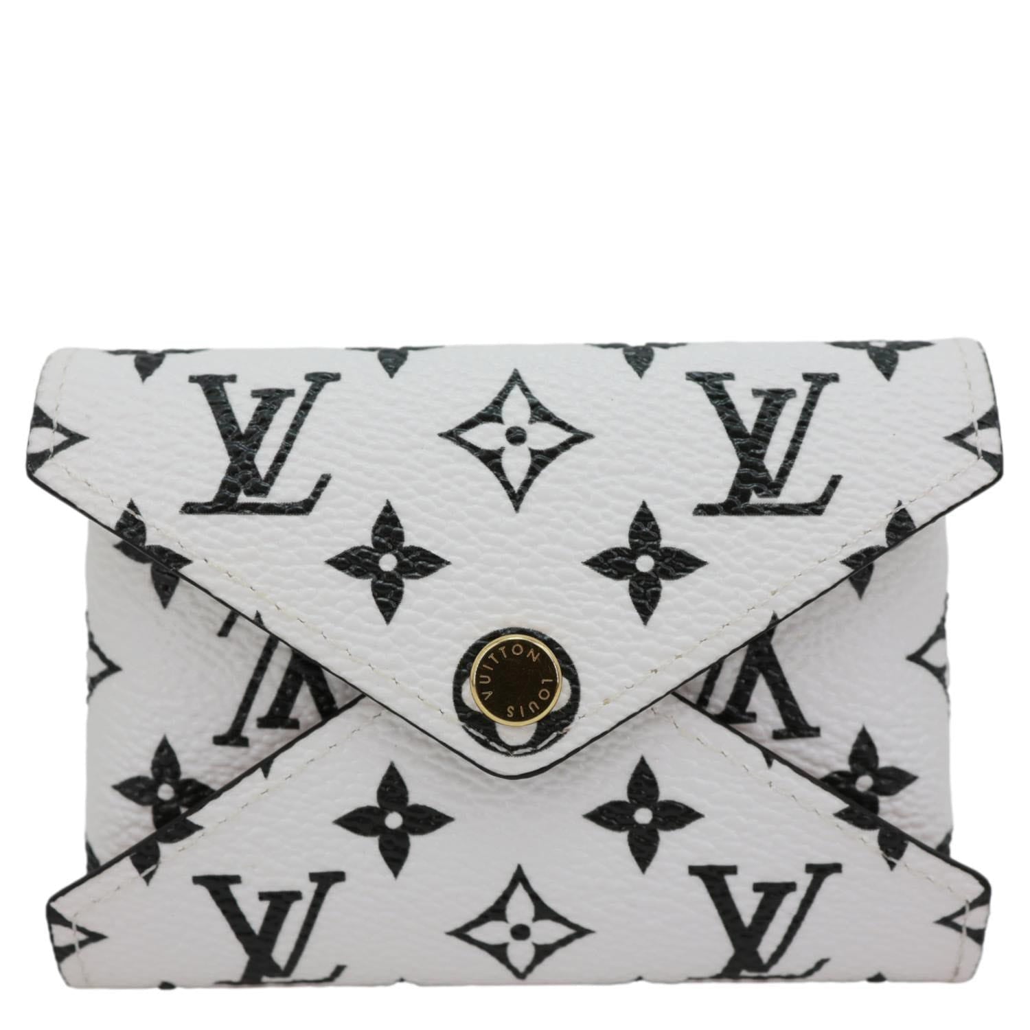 LOUIS VUITTON Kirigami Small Monogram Giant Canvas Pochette Clutch White