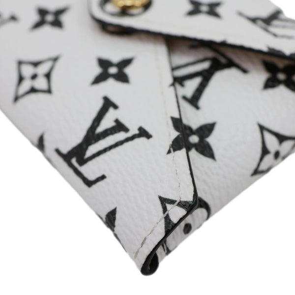 LOUIS VUITTON Kirigami Small Monogram Giant Canvas Pochette Clutch White