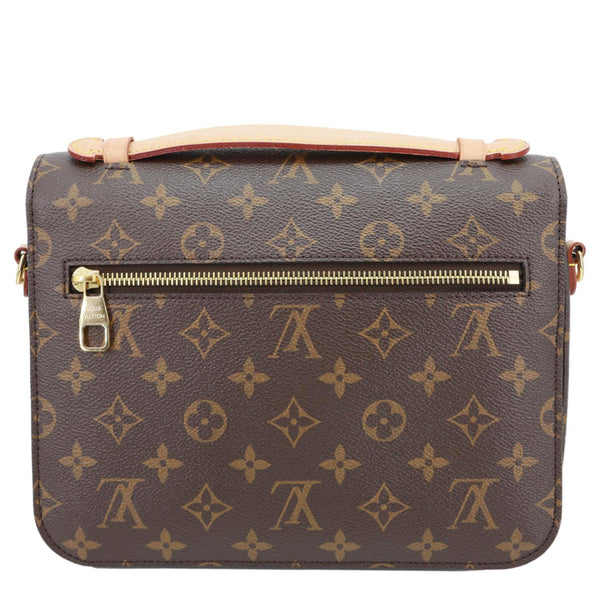 LOUIS VUITTON Metis Pochette Monogram Canvas Crossbody Bag Brown