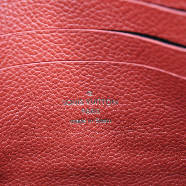 LOUIS VUITTON Double Zip Pochette Monogram Empreinte Crossbody Bag Navy Blue