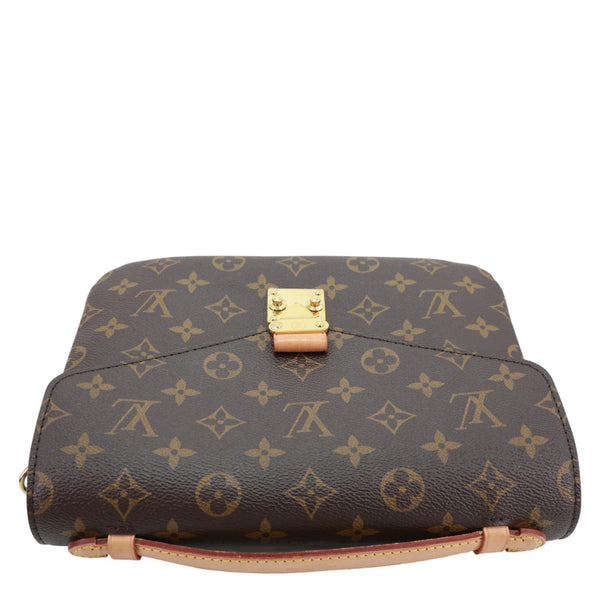 LOUIS VUITTON Metis Pochette Monogram Canvas Crossbody Bag Brown