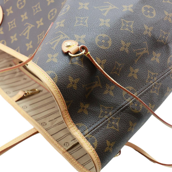 LOUIS VUITTON Neverfull GM Monogram Canvas Tote Bag Brown