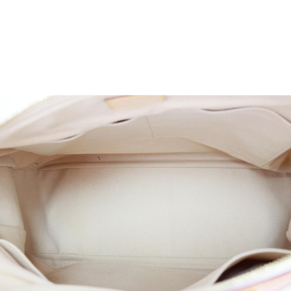 LOUIS VUITTON Siracusa GM Damier Azur Shoulder Bag White