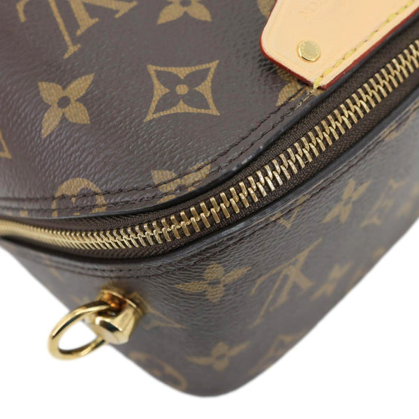 LOUIS VUITTON Just In Case Monogram Canvas Crossbody Bag Brown