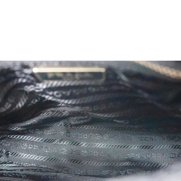 Prada System Re-edition Quilted Nappa Leather Shoulder Bag Black