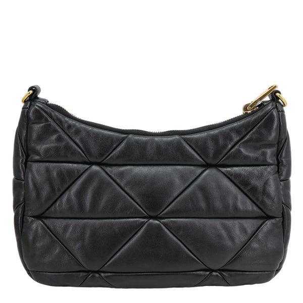Prada System Re-edition Quilted Nappa Leather Shoulder Bag Black