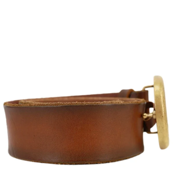 GUCCI GG Buckle Marmont Leather Belt Size 70.30 Brown 409416