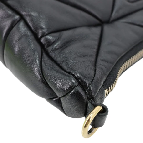 Prada System Re-edition Quilted Nappa Leather Shoulder Bag Black