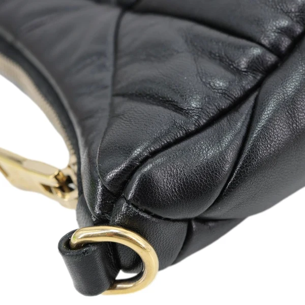 Prada System Re-edition Quilted Nappa Leather Shoulder Bag Black