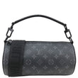 LOUIS VUITTON Polochon PM Soft Monogram Eclipse Canvas Crossbody Bag Black