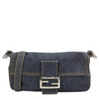 FENDI Denim Baguette Bag Blue
