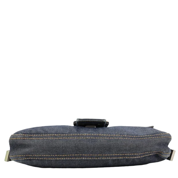 FENDI Denim Baguette Bag Blue