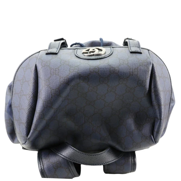 GUCCI Ophidia GG Supreme Canvas Backpack Navy Blue 598140
