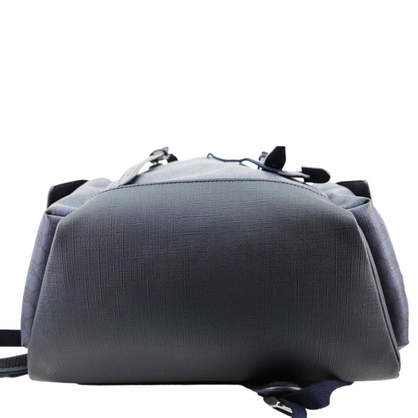GUCCI Ophidia GG Supreme Canvas Backpack Navy Blue 598140