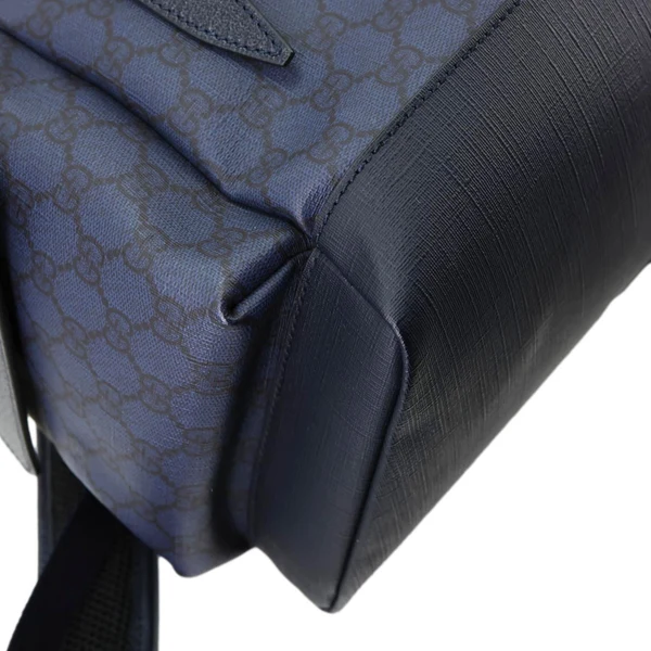 GUCCI Ophidia GG Supreme Canvas Backpack Navy Blue 598140