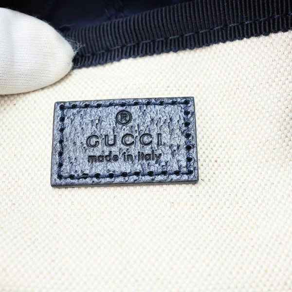GUCCI Ophidia GG Supreme Canvas Backpack Navy Blue 598140