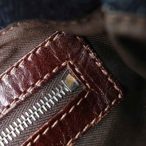 FENDI Denim Baguette Bag Blue