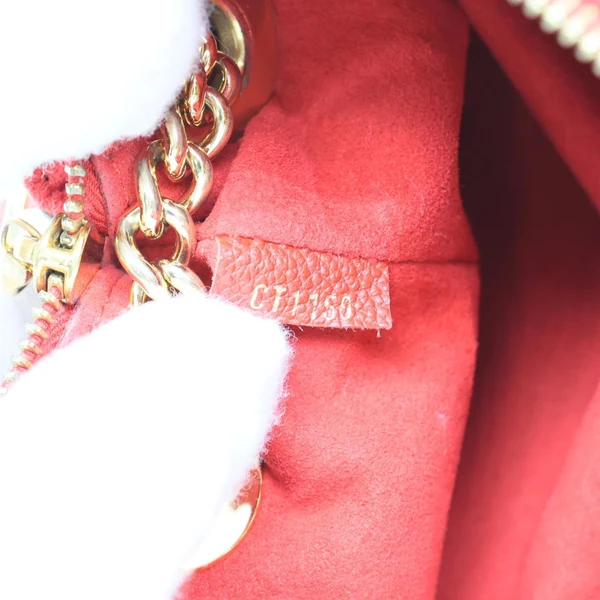 LOUIS VUITTON Surene BB Monogram Canvas Shoulder Bag Red