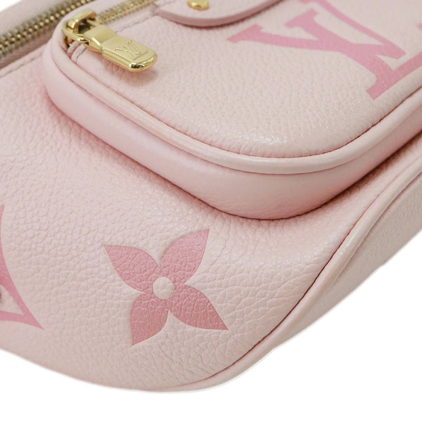 LOUIS VUITTON Mini Giant Monogram Empreinte Leather Bumbag Gradient Pink